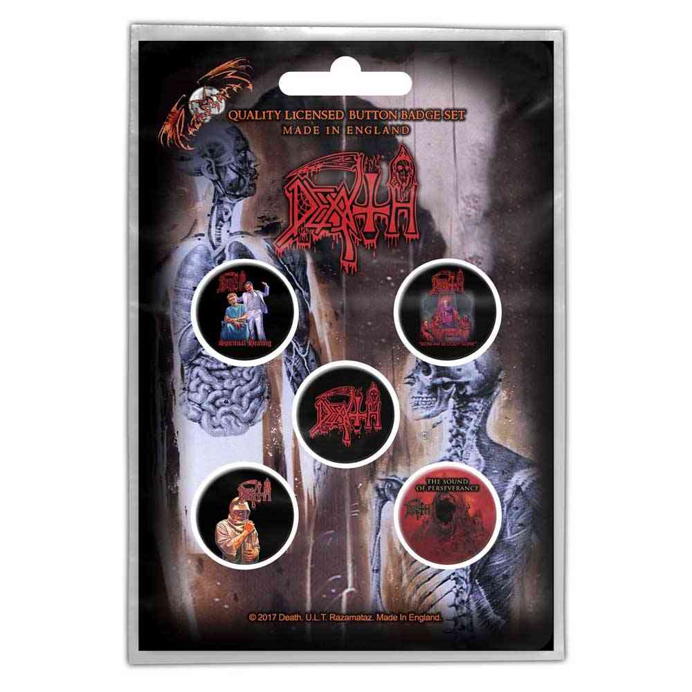 Death - Albums Badge/button - Set van 5 - Multicolours